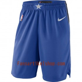 NBA Dallas Mavericks Herren Shorts Blau 2018-19 Nike Swingman
